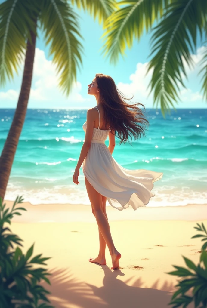 Girl at the beach