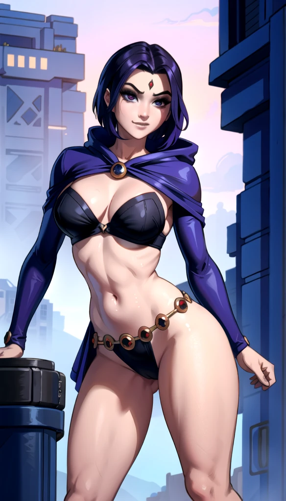 (cowboy shot),  sfw, (masterpiece), (best quality:1.0), (ultra highres:1.0), detailed eyes, scenic shot
BREAK
RavenTT, dynamic pose
navy-blue , brooch, leotard, belt,bikini,bra,wide hips,big ass, hooded cape
BREAK
abstract raven), gorgeous view,abstract background,crezyy background,cosmic background,smirk,profesional pose