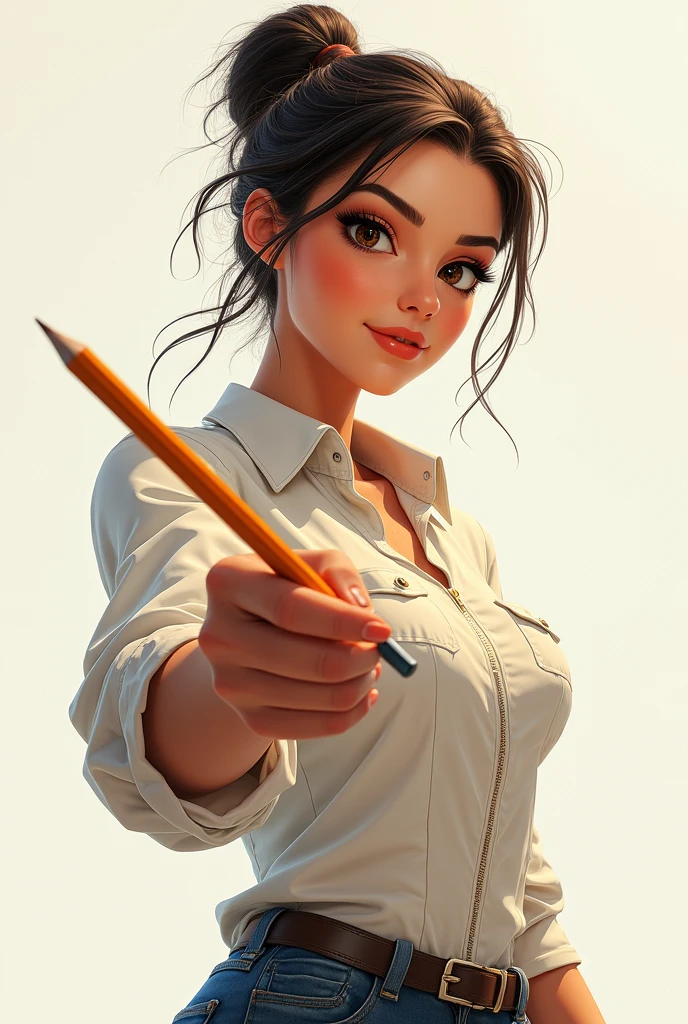 1girl, posing, hair flaps hair, insertion breast Pencil inserting a Pencil between her breast, clevage, nipples, object insertion, <lora:InsertionPony:1> score_9, score_8_up, score_7_up, score_6_up, score_5_up, score_4_up, rating_explicit, rating_questionable, anime <lora:Line Art Style SDXL_LoRA_20r_20e_8i_nr32_a16_Pony Diffusion V6 XL:0.75>