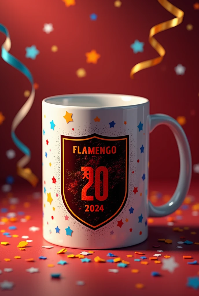 Flamengo's birthday mug image on the 10th/09/2024