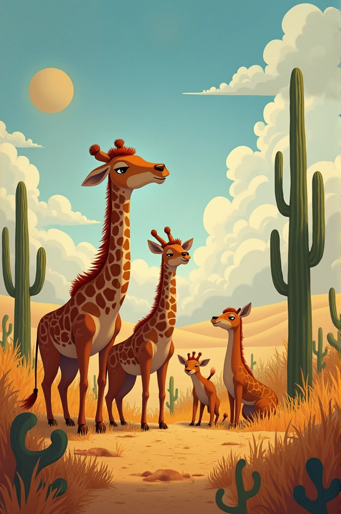 From the desert to the plains,  
Every animal has its game.  
So let’s all gather ‘round and sing,  
Celebrating everything!