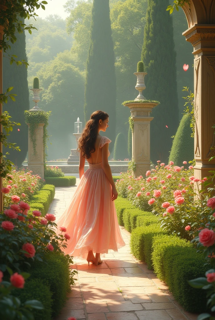 Princess Isabella loved to spend her days wandering the gardens of the royal palace