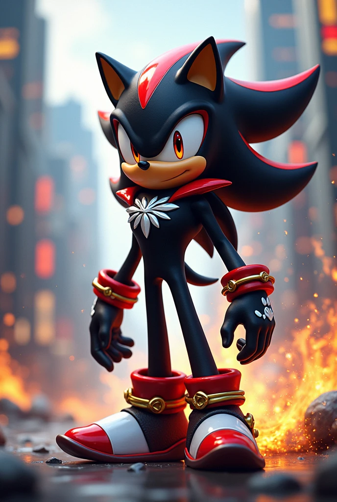 Me puedes crear un ropa que combine lo de Shadow the hedgehog y silver the hedgehog y Sonic the hedgehog y blaze ten cat