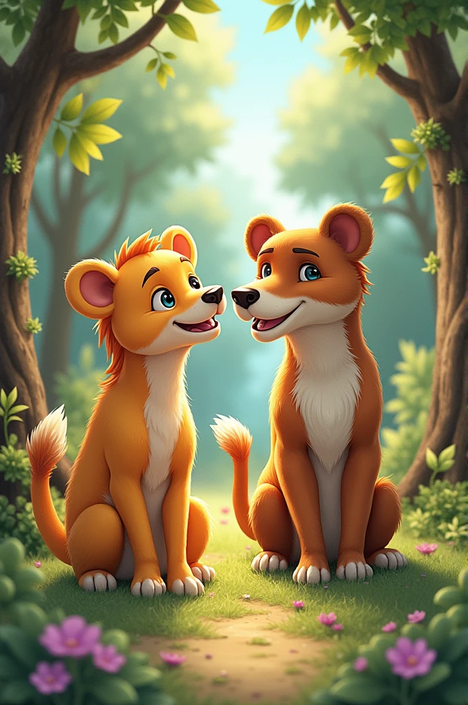 There’s a world of fun and glee!
Animals, animals, let’s all play,
Together every day!