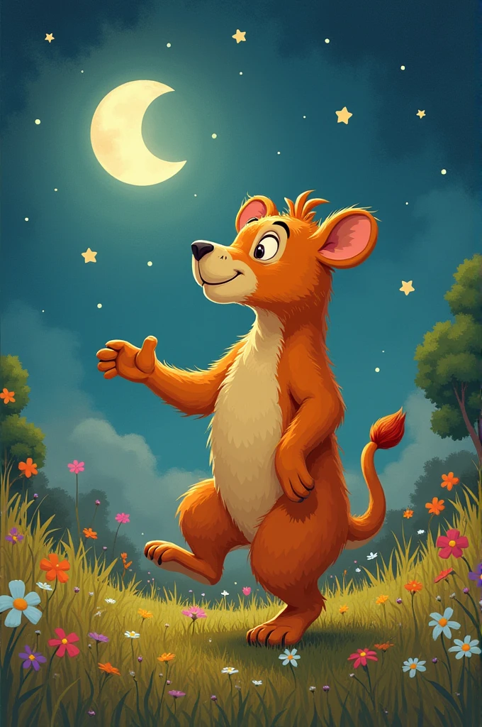 So here’s to animals near and far,  
Every creature, every star.  
Let’s dance and laugh and sing out loud,  
We’re a happy, animal crowd!
