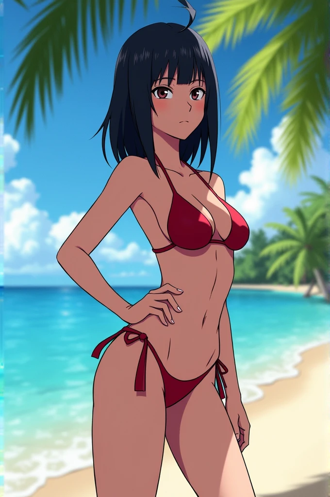 Sarada in a bikini