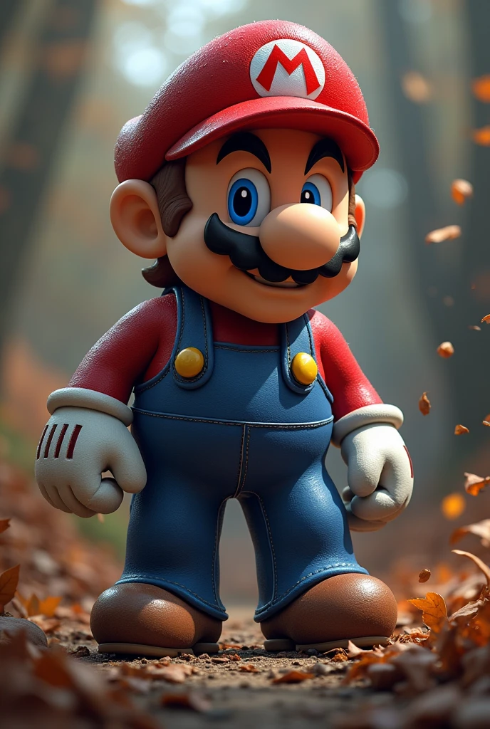 Mario with a hard dick