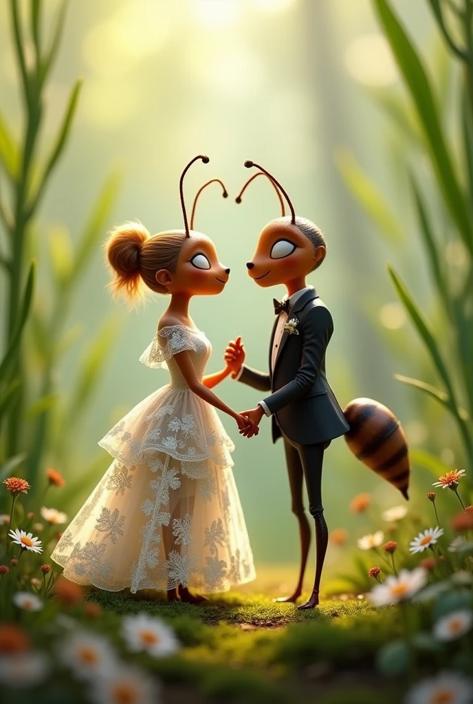 Two ant getting married