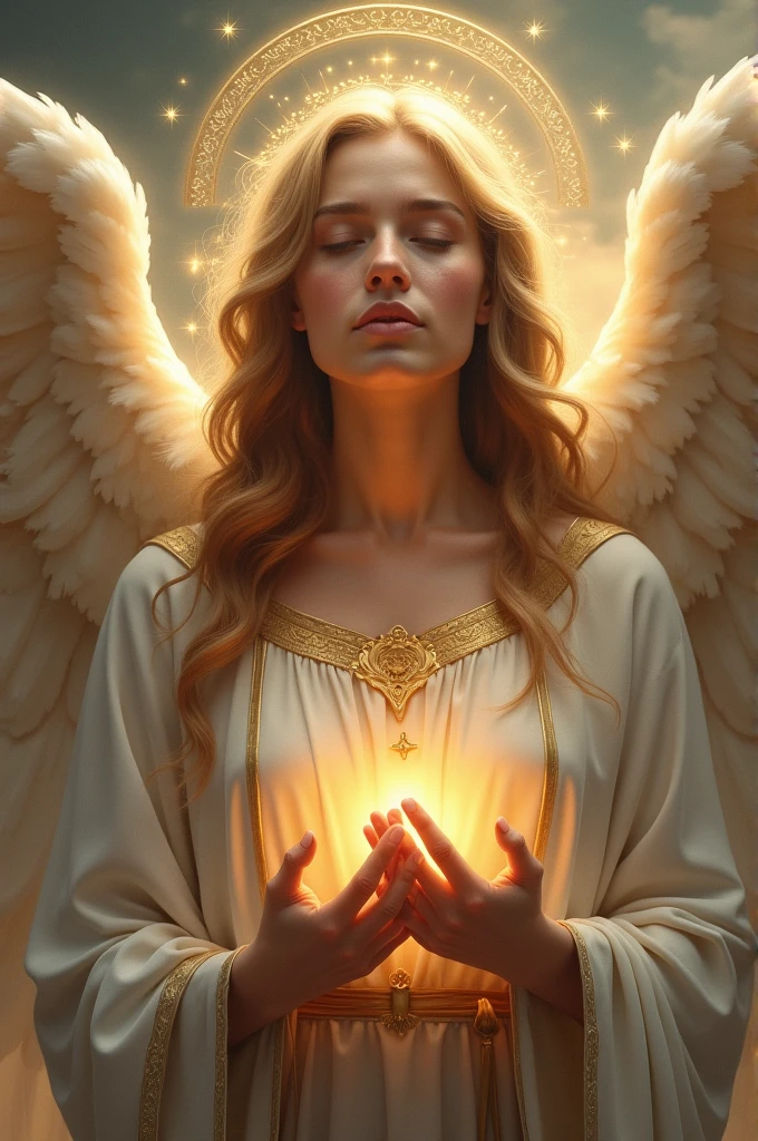 Realistic portraits of angels described in the Bible