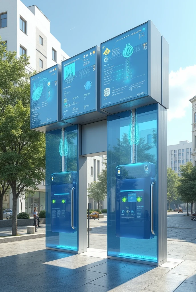 Drinking water panels for society