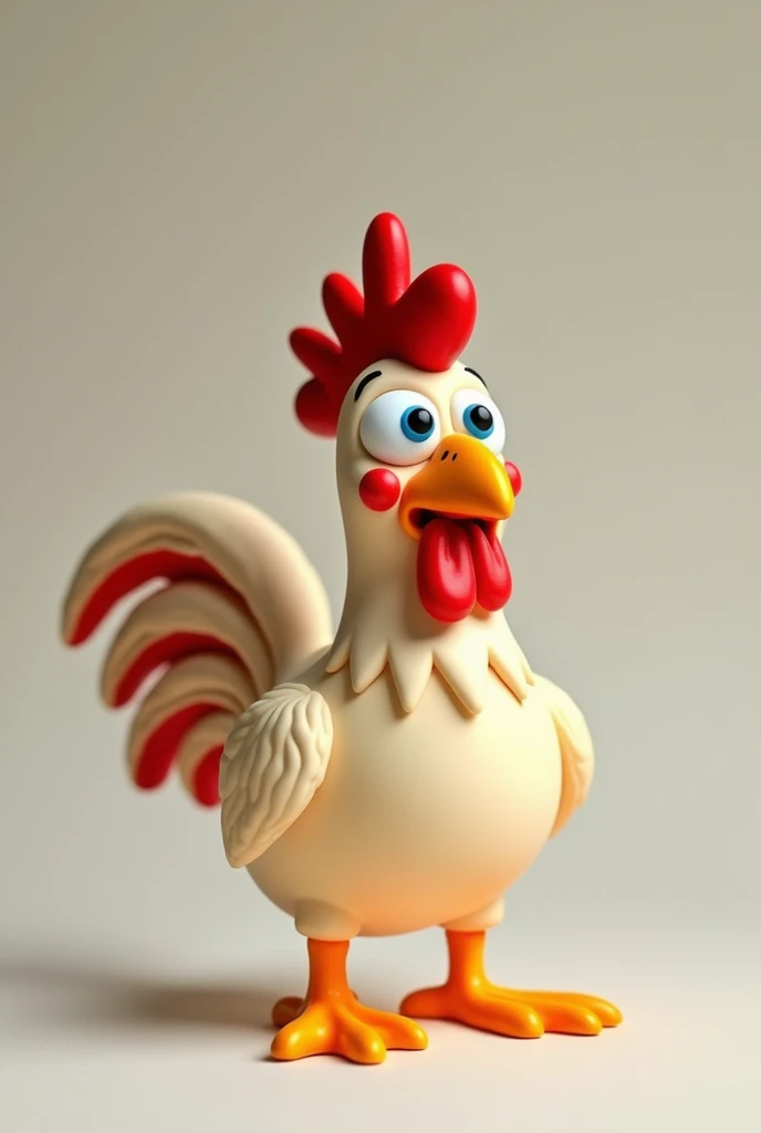 How to make a mini sculpture of a rooster for kids 