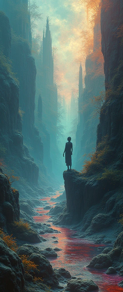 a very surreal looking scene, 8k uhd