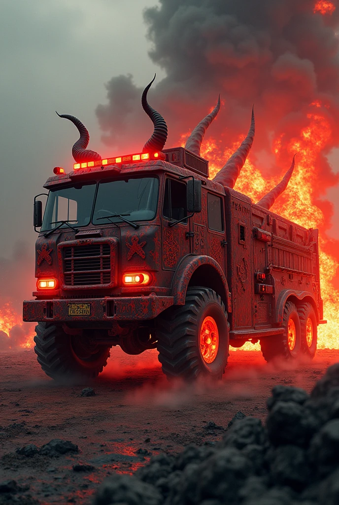 Fire truck devil