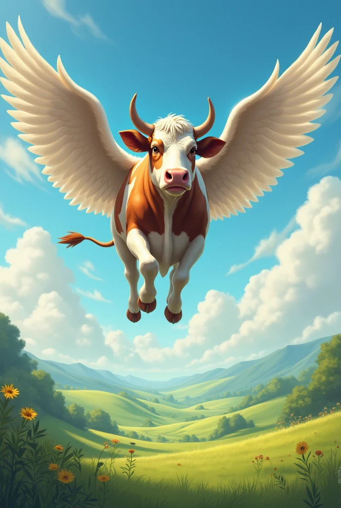 Make a flying cow
