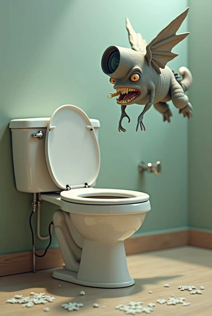 skibidi toilet vs flying camera