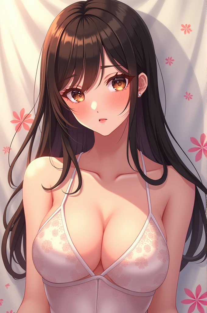 An anime girl naked