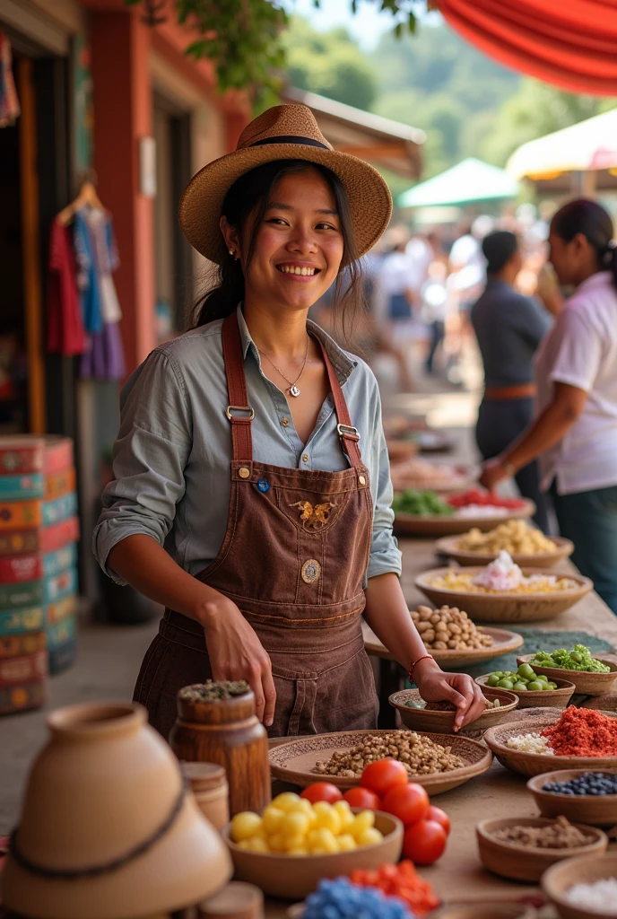 Local producer participating in tourism activities