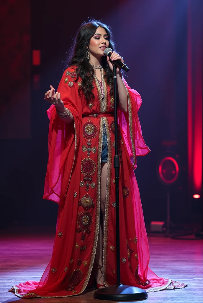 singer of Peruvian Andean music mixed with Korean pop