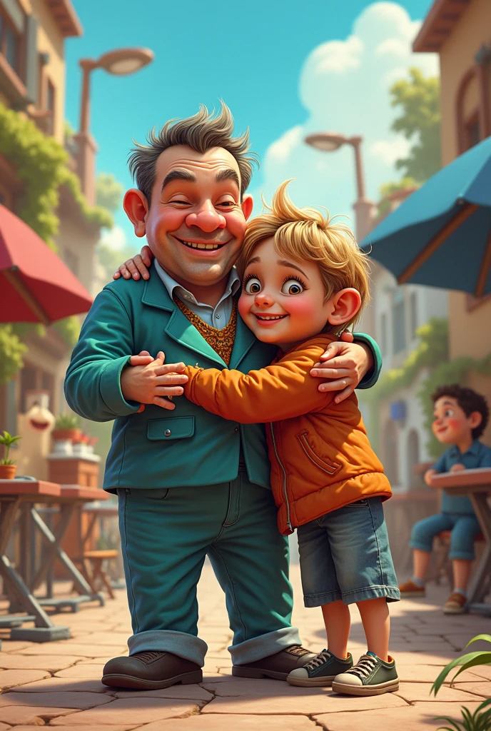 Funny pick in fake father