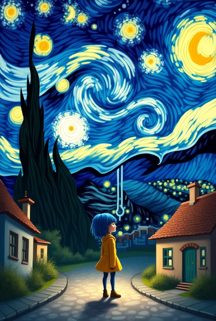 Has a coraline with van Gogh's starry night