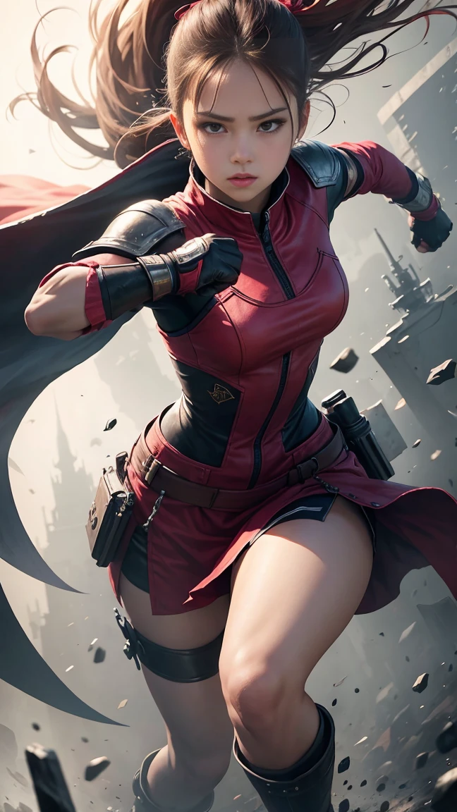 1girl, ready to fight, best art, high details , high quality, perfect , dynamic,