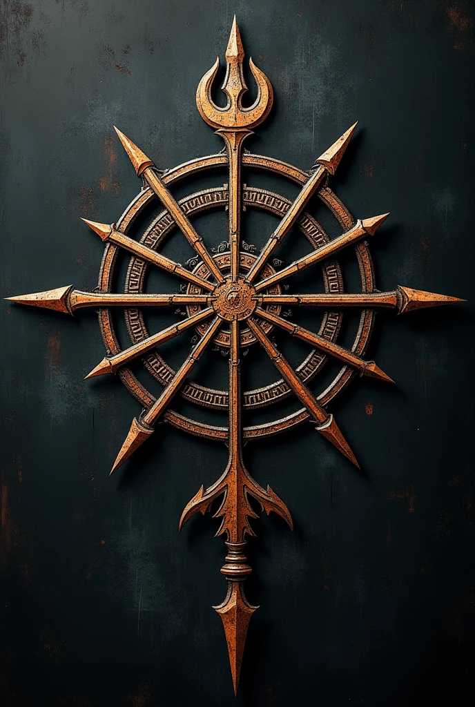 Tattoo with the idea of a vegnisir