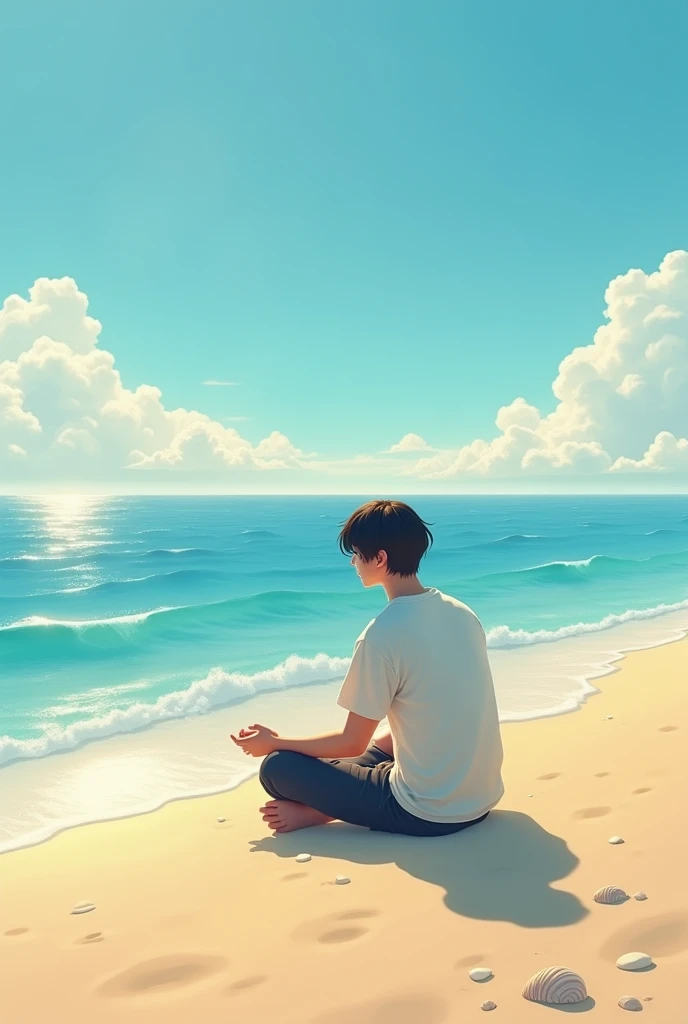 Yoongi at the beach