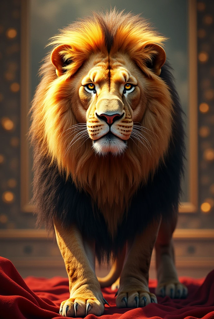 As a cover with a lion and a G7