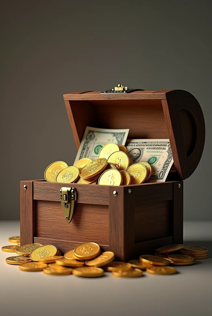 You can make some hands by keeping gold coins and dollars in a chest