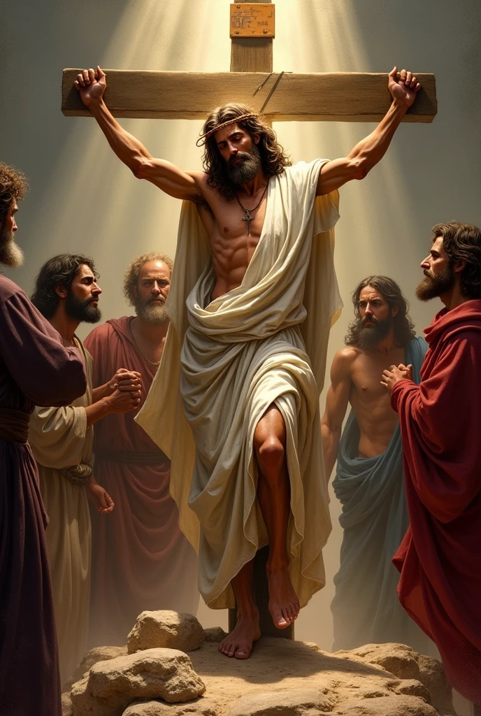 The Passion, death and resurrection of Jesus: Jesus was arrested, judged and crucified. He died on the cross to redeem humanity, but on the third day he rose again, demonstrating his divinity and offering the hope of eternal life to all who believe in him.