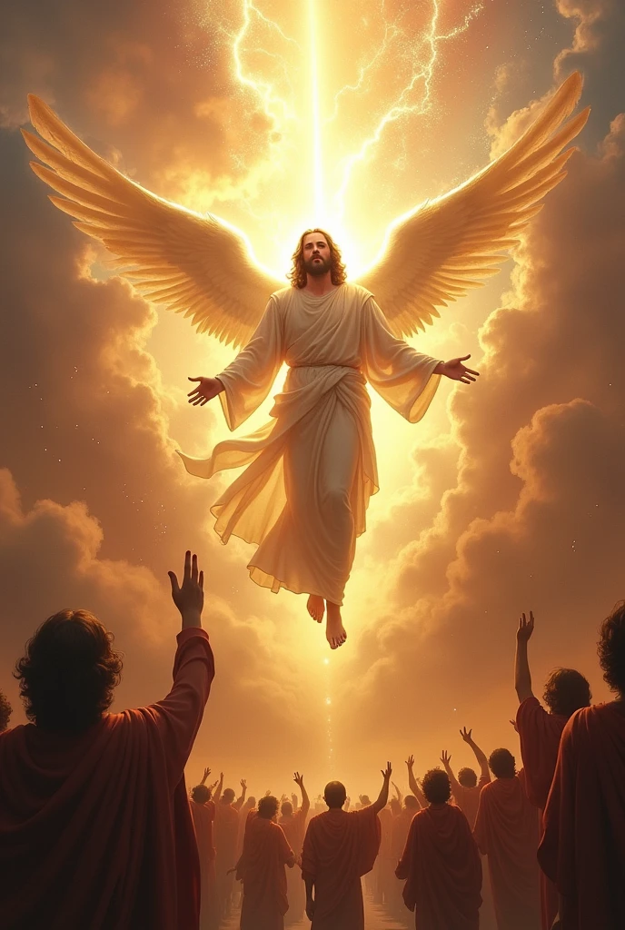 The end of times with the return of Jesus 
