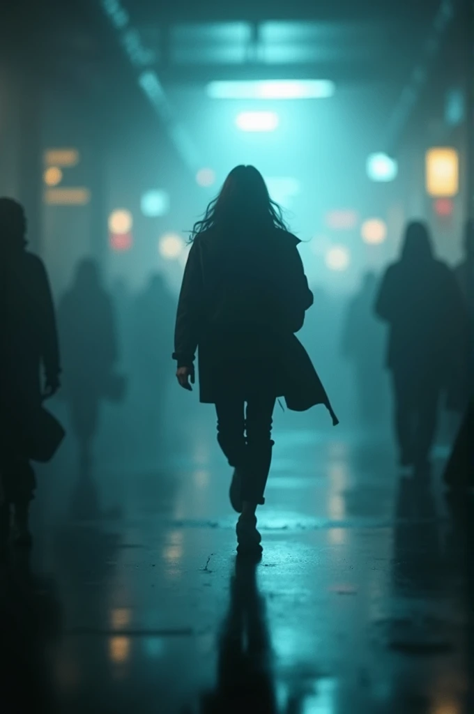 documentary photography,indoor setting,blurred details,bokeh effect,eye-level shot,centered subject,shallow depth of field,natural lighting,in a cyberpunk city,movie still,(neutral colors:1.2),art,(hdr:1.5),(muted colors:1.1),(pastel:0.2),hyperdetailed,Use a backlighting effect to add depth to the image. impressionistic painting style,john singer sarget,blue pallette,majestically strides forward toward us with abandon,film photo,shot on FujiFilm X-T4 with Fujinon XF 35mm f-2 R WR,photo by Henri Cartier-Bresson