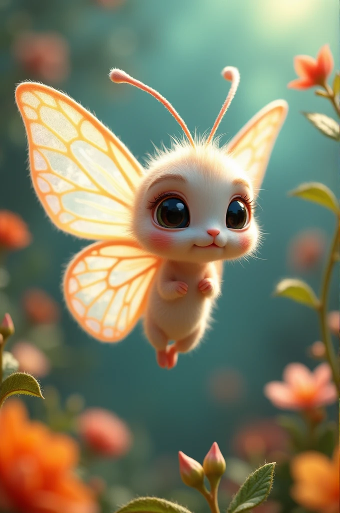 Baby butterfly , De pele clara, Pixar-style