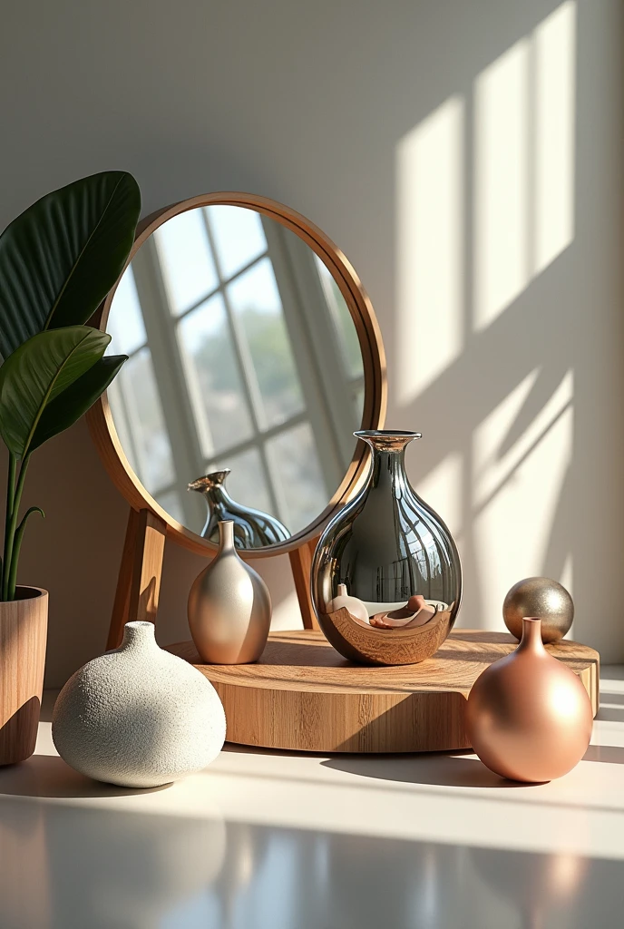 do something that I can reproduce in my house with the theme of different reflections