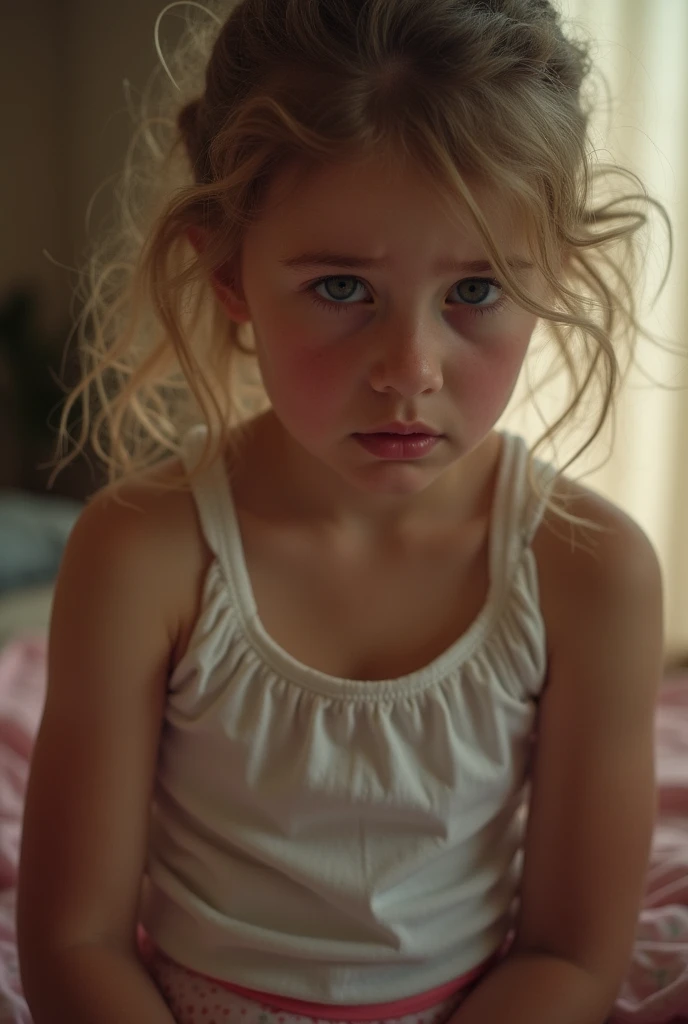 A girl was forced to be a lesbian and then the girl cried when she saw her underwear being touched