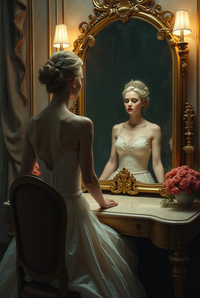 create an image about the meaning of the word vanity 