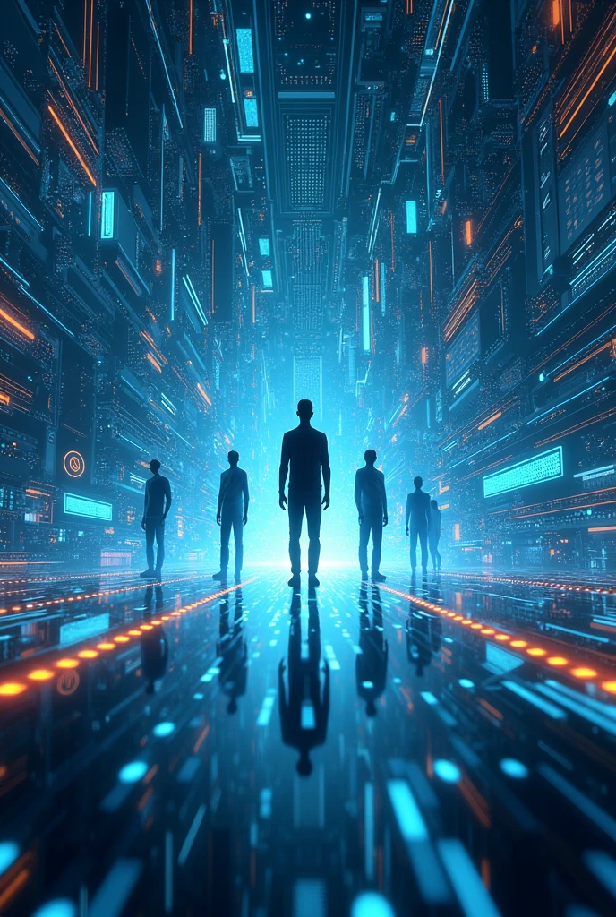 Créer une image ultra moderne informatique avec la phrase MC Tech Services