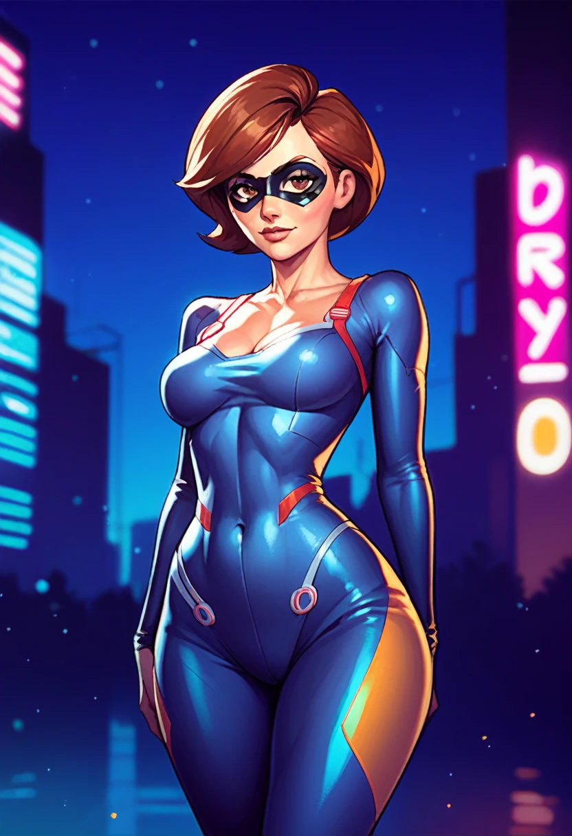 score_9_up,score_8_up,score_6,score_5,score_4,1girl,source_cartoon,gwen_tennyson,ben_10,green_eyes,orange_hair,amazing composition,incredible lighting,smiling,detailed background,<lora:Smooth Anime 2 Style SDXL_LoRA_Pony Diffusion V6 XL:1>,shiny skin,outdoors,city,black lipstick,covered nipples,bodysuit,