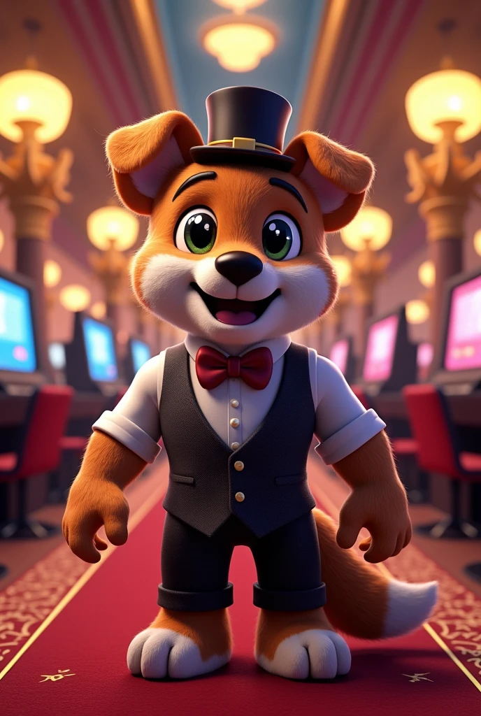 Make me a profile picture for roblox pet simulator casino name is tr casino