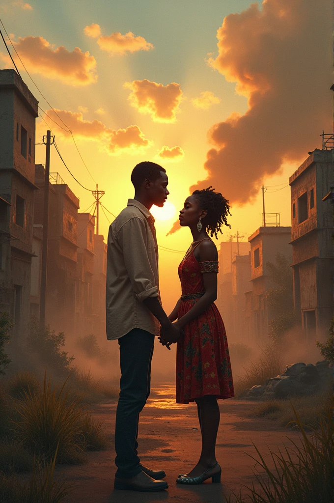 Dans un pays africain fictif en proie à une guerre civile moderne, Adama, un jeune homme plein de rêves brisés, et Awa, une jeune femme marquée par la perte de sa famille, trouvent l'amour au milieu du chaos. Leur relation devient un refuge face à la brutalité du monde extérieur. Mais alors que la guerre les entraîne dans des choix impossibles, leur amour est mis à l'épreuve de manière cruelle. Ils découvriront que, parfois, l'amour doit se sacrifier pour la survie des autres.