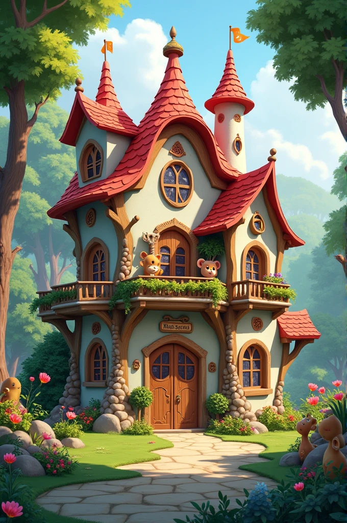 Fantasy two storey kindergarten