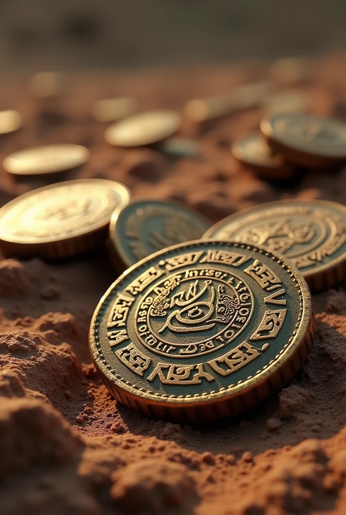 Islamic currency in syria in history in mud animated