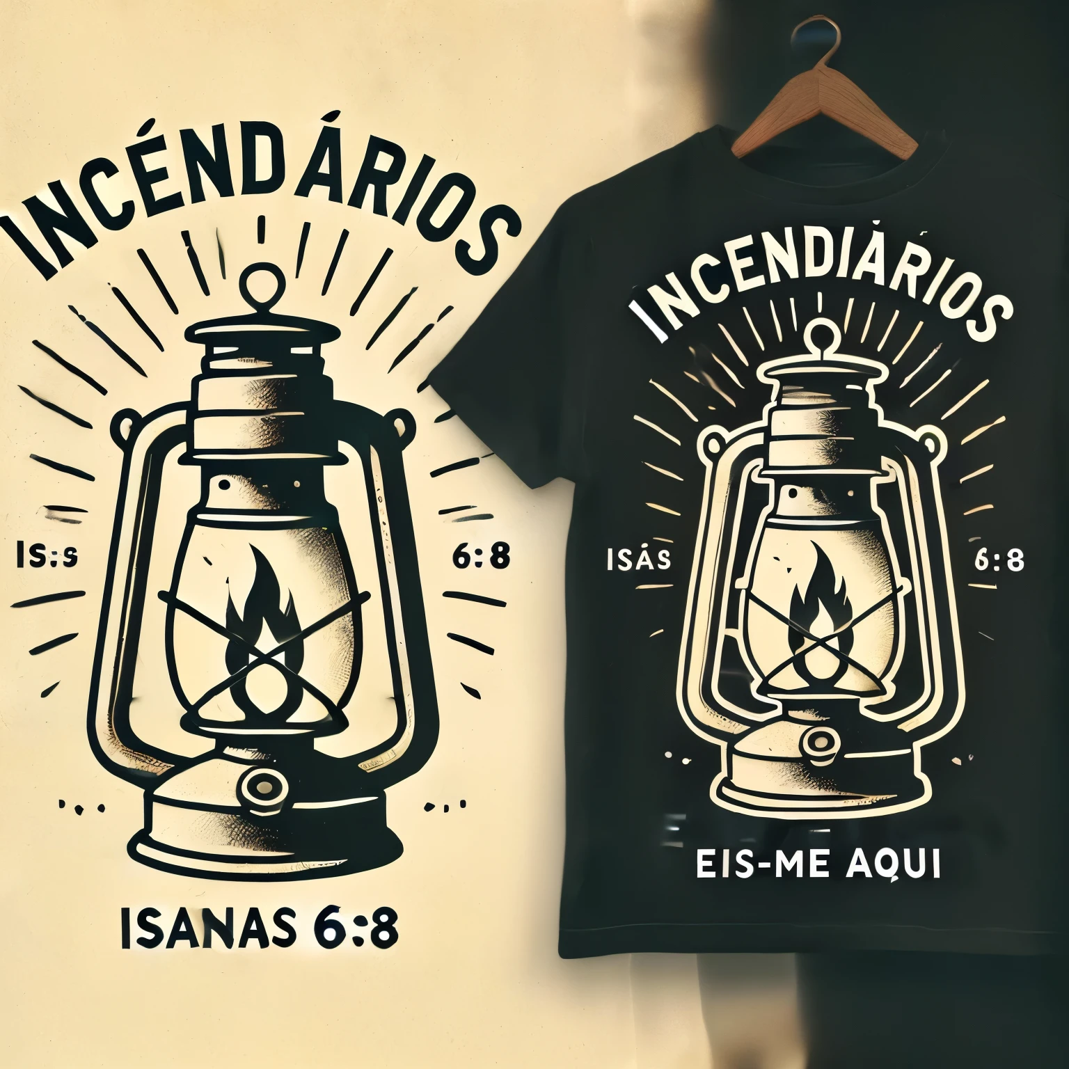 there is a black and white t-shirt with a flashlight on it, by Cesar Andrade Faini, tshirt design, t - shirt design, t-shirt design, by José Malhoa, by João Artur da Silva, shirt design, by Ignacio Zuloaga, t shirt design, by Luís Miranda, mcbess illustration