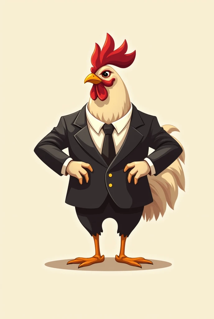 a logo for chickens Master chicken entrepreneurship