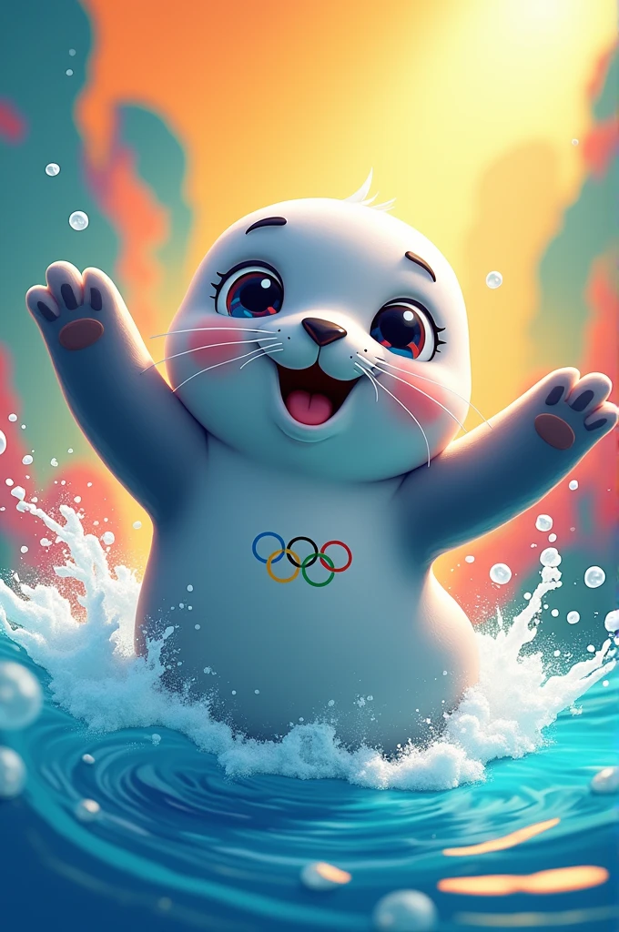 A seal mascot for the Olympics 
