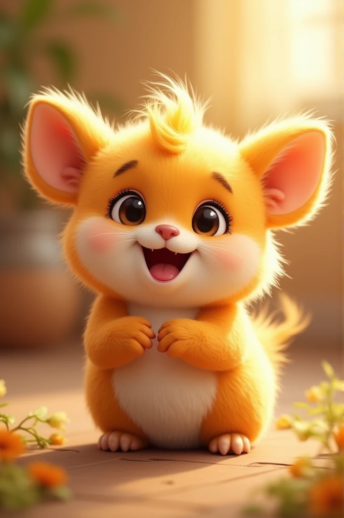 A smiling little animal