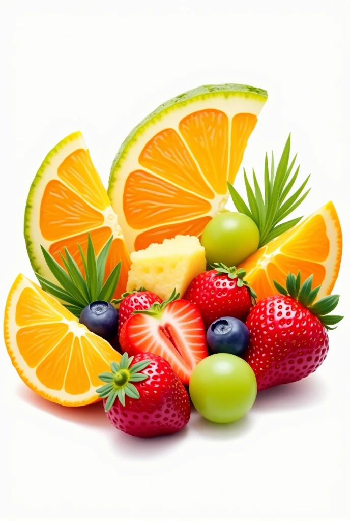 A fruit salad logo