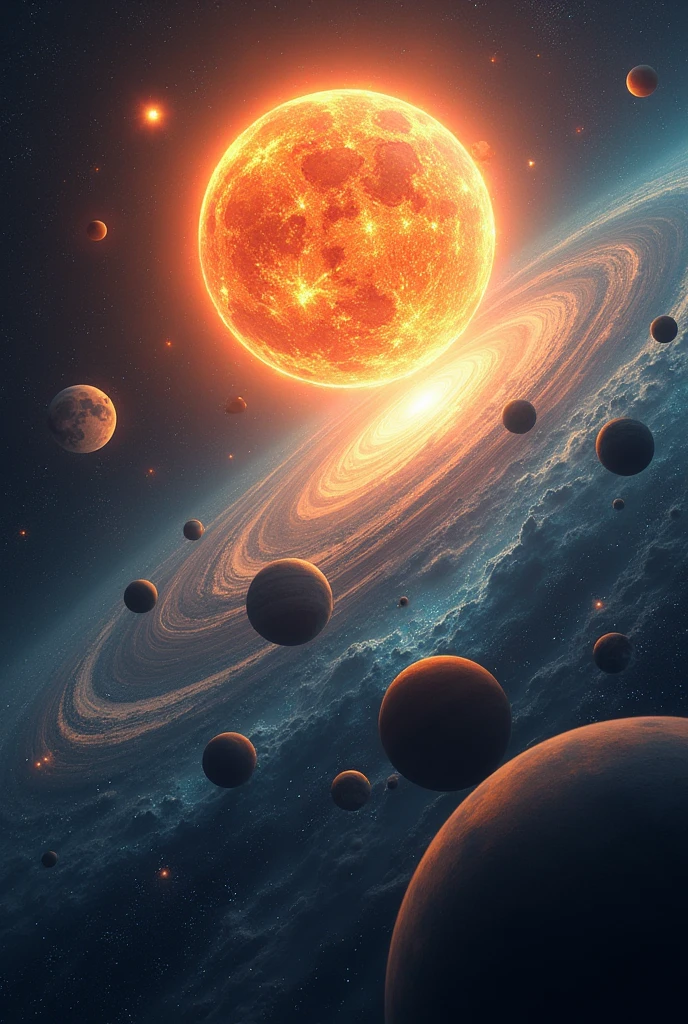 planets aligned with the Sun and Moon