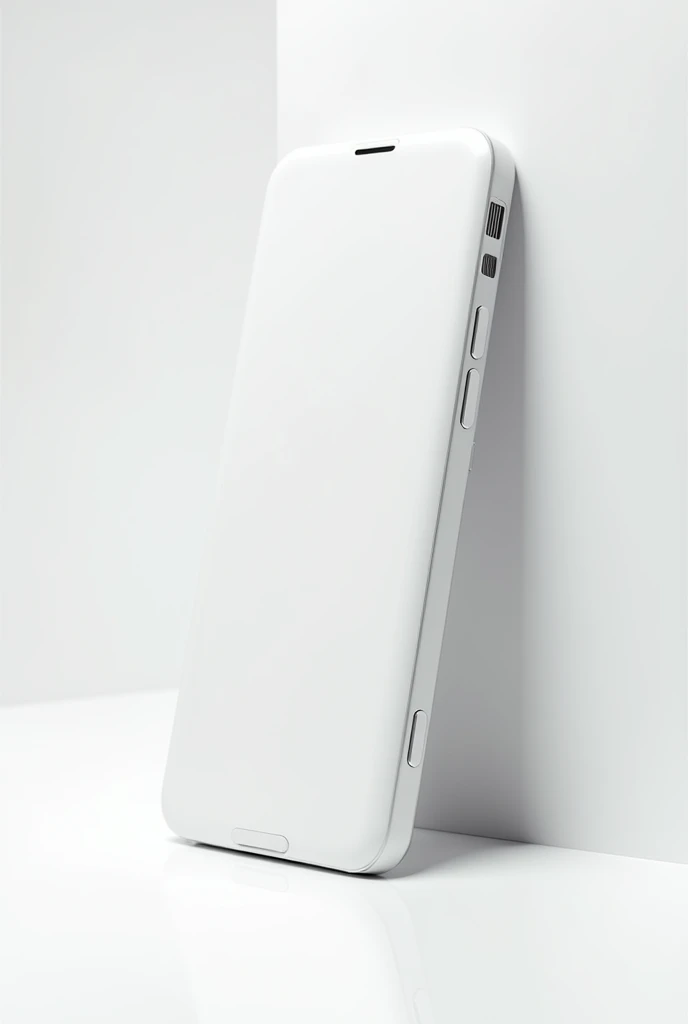 Nokia style Iphone 15 realistic with all white background