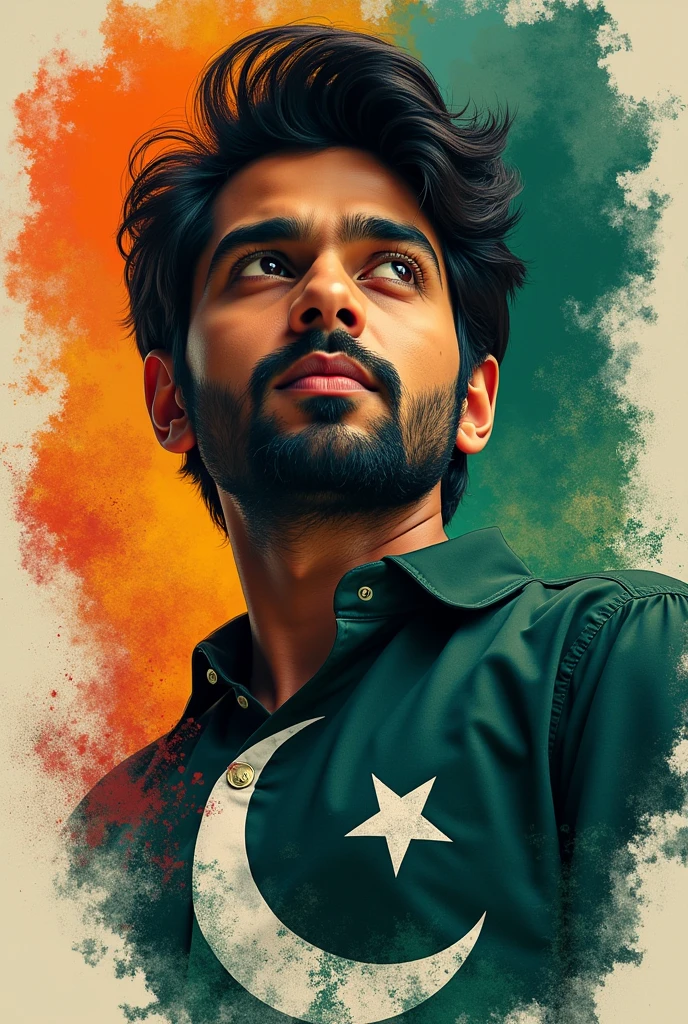 Arijit singh with Pakistani flag
